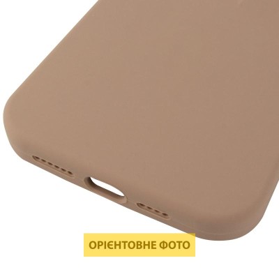 Чохол Silicone Case (AA) Logo with MagSafe для Apple iPhone 17 Air (6.6") Бежевий / Desert Gold