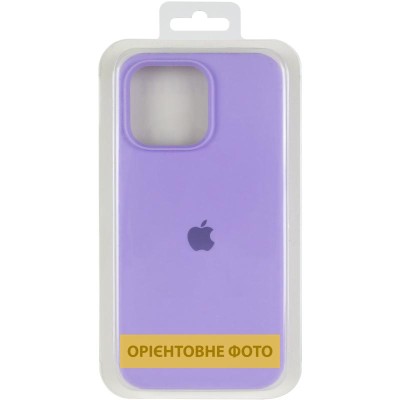 Чохол Silicone Case (AA) Logo with MagSafe для Apple iPhone 17 Air (6.6") Бузковий / Dasheen