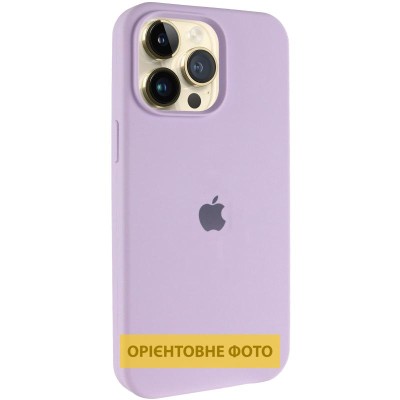 Чохол Silicone Case (AA) Logo with MagSafe для Apple iPhone 17 Air (6.6") Бузковий / Lilac