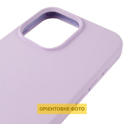 Чохол Silicone Case (AA) Logo with MagSafe для Apple iPhone 17 Air (6.6") Бузковий / Lilac