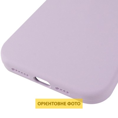 Чохол Silicone Case (AA) Logo with MagSafe для Apple iPhone 17 Air (6.6") Бузковий / Lilac