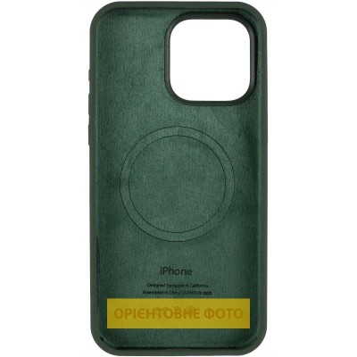 Чохол Silicone Case (AA) Logo with MagSafe для Apple iPhone 17 Air (6.6") Зелений / Cyprus Green