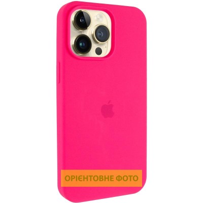 Чохол Silicone Case (AA) Logo with MagSafe для Apple iPhone 17 Air (6.6") Рожевий / Barbie pink