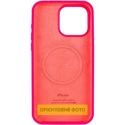 Чохол Silicone Case (AA) Logo with MagSafe для Apple iPhone 17 Air (6.6") Рожевий / Barbie pink