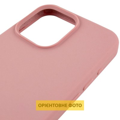 Чохол Silicone Case (AA) Logo with MagSafe для Apple iPhone 17 Air (6.6") Рожевий / Pink Sand