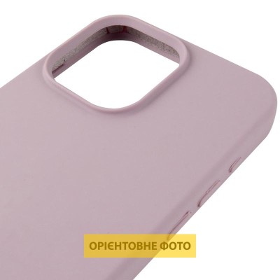 Чохол Silicone Case (AA) Logo with MagSafe для Apple iPhone 17 Air (6.6") Сірий / Lavender