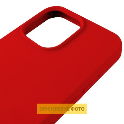 Чохол Silicone Case (AA) Logo with MagSafe для Apple iPhone 17 Air (6.6") Червоний / Red