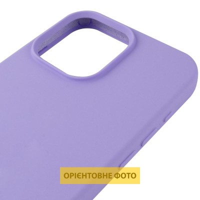 Чохол Silicone Case (AA) Logo with MagSafe для Apple iPhone 17 Pro (6.3") Бузковий / Dasheen