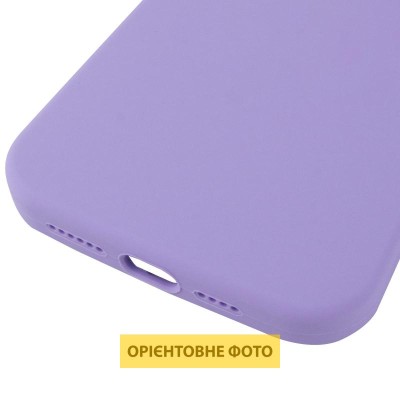 Чохол Silicone Case (AA) Logo with MagSafe для Apple iPhone 17 Pro Max (6.9") Бузковий / Dasheen