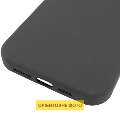 Чохол Silicone Case (AA) Logo with MagSafe для Apple iPhone 17 Pro Max (6.9") Сірий / Dark Gray