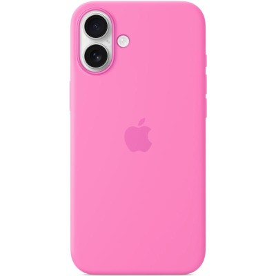 Чохол Silicone case (AAA) with Magsafe and Animation (button) для Apple iPhone 16 (6.1") Peony