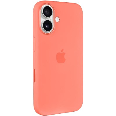 Чохол Silicone case (AAA) with Magsafe and Animation (button) для Apple iPhone 16 (6.1") Tangerine Чохол Silicone case (AAA) with Magsafe and Animation (button) для Apple iPhone 16 (6.1") Tangerine