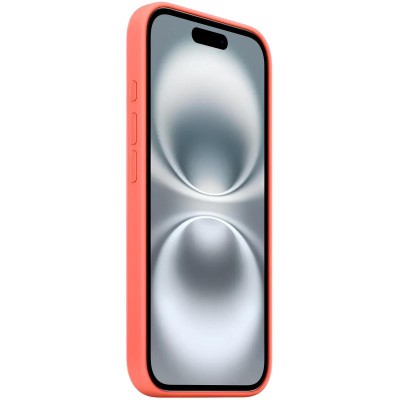 Чохол Silicone case (AAA) with Magsafe and Animation (button) для Apple iPhone 16 (6.1") Tangerine Чохол Silicone case (AAA) with Magsafe and Animation (button) для Apple iPhone 16 (6.1") Tangerine