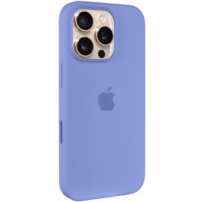 Чохол Silicone case (AAA) with Magsafe and Animation (button) для Apple iPhone 16 Pro (6.3") Periwinkle Чохол Silicone case (AAA) with Magsafe and Animation (button) для Apple iPhone 16 Pro (6.3") Periwinkle