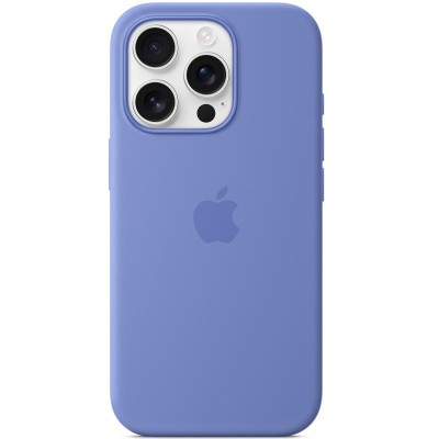 Чохол Silicone case (AAA) with Magsafe and Animation для Apple iPhone 16 Pro (6.3") Periwinkle