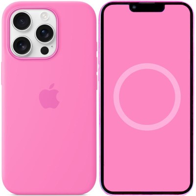 Чохол Silicone case (AAA) with Magsafe and Animation для Apple iPhone 16 Pro Max (6.9") Peony
