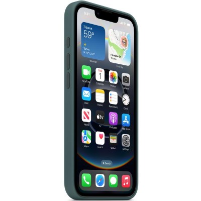 Чохол Silicone case (AAA) with Magsafe для Apple iPhone 16e (6.1") Lake Green Чохол Silicone case (AAA) with Magsafe для Apple iPhone 16e (6.1") Lake Green