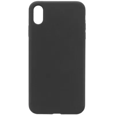 Чохол Silicone Case Full Protective (AA) NO LOGO для Apple iPhone XR (6.1") Чорний / Black