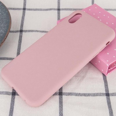 Чохол Silicone Case Full Protective (AA) NO LOGO для Apple iPhone XS Max (6.5") Рожевий / Pink Sand Чохол Silicone Case Full Protective (AA) NO LOGO для Apple iPhone XS Max (6.5") Рожевий / Pink Sand