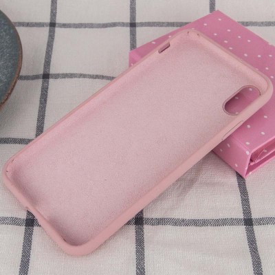 Чохол Silicone Case Full Protective (AA) NO LOGO для Apple iPhone XS Max (6.5") Рожевий / Pink Sand Чохол Silicone Case Full Protective (AA) NO LOGO для Apple iPhone XS Max (6.5") Рожевий / Pink Sand