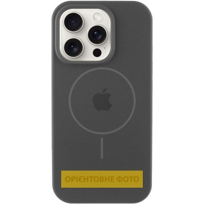Чохол Silicone Case Full Protective (AA) V2 with MagSafe для Apple iPhone 13 (6.1") Сірий / Dark Gray