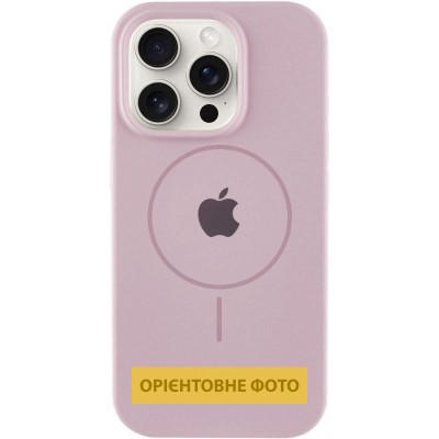 Чохол Silicone Case Full Protective (AA) V2 with MagSafe для Apple iPhone 16 (6.1") Рожевий / Pink Sand