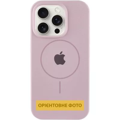 Чохол Silicone Case Full Protective (AA) V2 with MagSafe для Apple iPhone 16 (6.1") Рожевий / Pink Sand