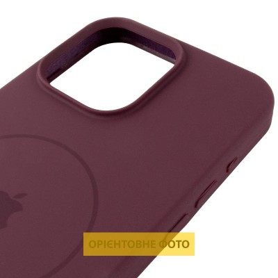 Чохол Silicone Case Full Protective (AA) V2 with MagSafe для Apple iPhone 17 (6.3") Бордовий / Plum Чохол Silicone Case Full Protective (AA) V2 with MagSafe для Apple iPhone 17 (6.3") Бордовий / Plum