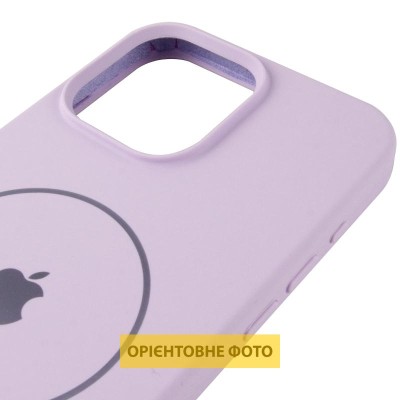 Чохол Silicone Case Full Protective (AA) V2 with MagSafe для Apple iPhone 17 (6.3") Бузковий / Lilac