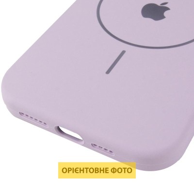 Чохол Silicone Case Full Protective (AA) V2 with MagSafe для Apple iPhone 17 (6.3") Бузковий / Lilac
