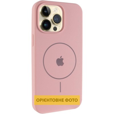 Чохол Silicone Case Full Protective (AA) V2 with MagSafe для Apple iPhone 17 (6.3") Рожевий / Pink Sand Чохол Silicone Case Full Protective (AA) V2 with MagSafe для Apple iPhone 17 (6.3") Рожевий / Pink Sand