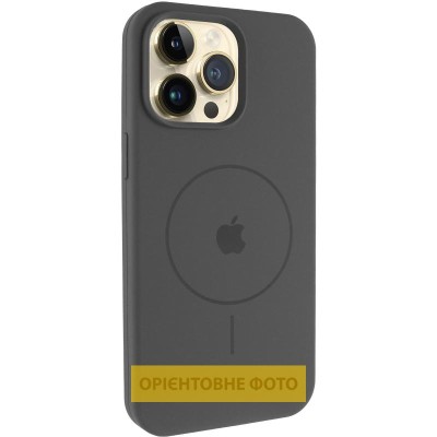 Чохол Silicone Case Full Protective (AA) V2 with MagSafe для Apple iPhone 17 (6.3") Сірий / Dark Gray Чохол Silicone Case Full Protective (AA) V2 with MagSafe для Apple iPhone 17 (6.3") Сірий / Dark Gray