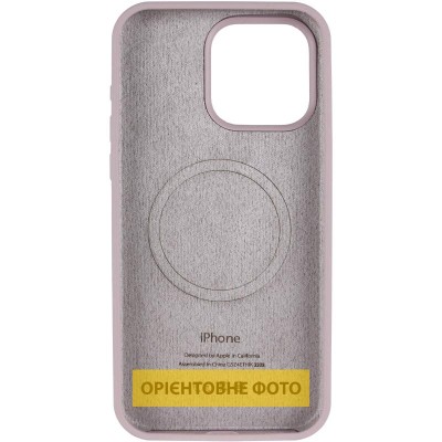 Чохол Silicone Case Full Protective (AA) V2 with MagSafe для Apple iPhone 17 (6.3") Сірий / Lavender