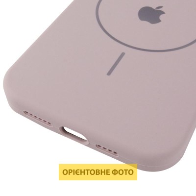 Чохол Silicone Case Full Protective (AA) V2 with MagSafe для Apple iPhone 17 (6.3") Сірий / Lavender