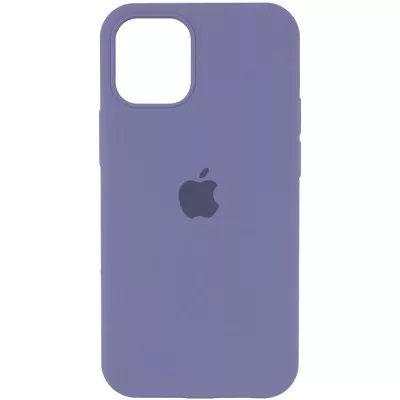 Чохол Silicone Case Full Protective (AA) для Apple iPhone 14 Pro Max (6.7") Сірий / Lavender Gray