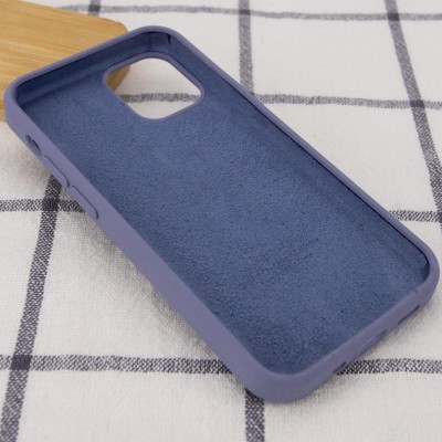 Чохол Silicone Case Full Protective (AA) для Apple iPhone 14 Pro Max (6.7") Сірий / Lavender Gray Чохол Silicone Case Full Protective (AA) для Apple iPhone 14 Pro Max (6.7") Сірий / Lavender Gray