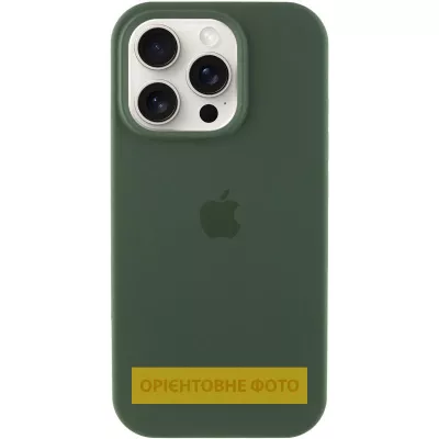 Чохол Silicone Case Full Protective (AA) для Apple iPhone 17 (6.3") Зелений / Cyprus Green