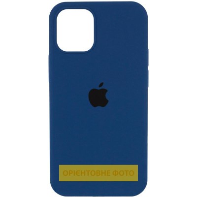 Чохол Silicone Case Full Protective (AA) для Apple iPhone 17 (6.3") Синій / Deep navy Чохол Silicone Case Full Protective (AA) для Apple iPhone 17 (6.3") Синій / Deep navy