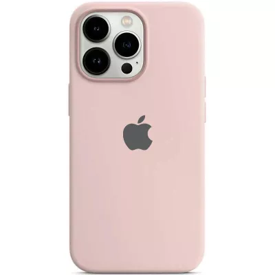 Чохол Silicone Case Full Protective (AA) для Apple iPhone 17 Pro (6.3") Рожевий / Chalk Pink