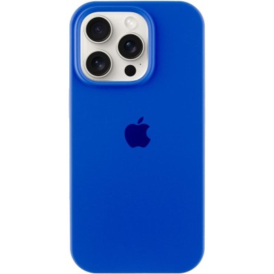 Чохол Silicone Case Full Protective (AA) для Apple iPhone 17 Pro (6.3") Синій / Capri Blue