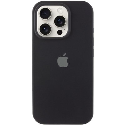 Чохол Silicone Case Full Protective (AA) для Apple iPhone 17 Pro (6.3") Чорний / Black Чохол Silicone Case Full Protective (AA) для Apple iPhone 17 Pro (6.3") Чорний / Black