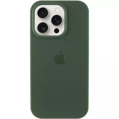 Чохол Silicone Case Full Protective (AA) для Apple iPhone 17 Pro Max (6.9") Зелений / Cyprus Green