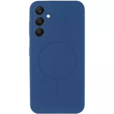 Чохол Silicone Cover Lakshmi Full Camera (AA) with MagFit для Samsung Galaxy S25 Синій / Navy blue