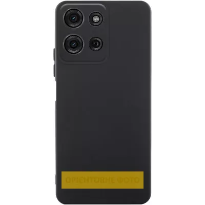 Чохол Silicone Cover Lakshmi Full Camera (AA) для Motorola Edge 60 / 60 Fusion Чорний / Black