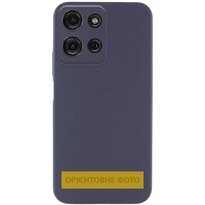 Чохол Silicone Cover Lakshmi Full Camera (AA) для Motorola Edge 60 Pro Синій / Midnight Blue