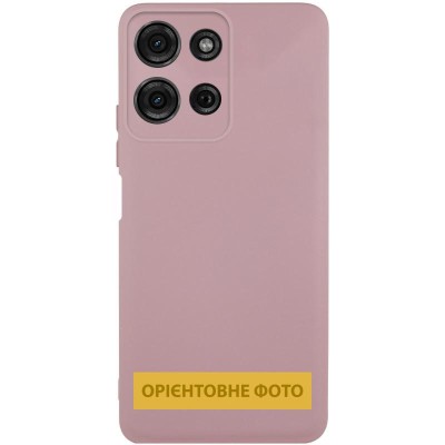 Чохол Silicone Cover Lakshmi Full Camera (AA) для Motorola Moto G35 Рожевий / Pink Sand Чохол Silicone Cover Lakshmi Full Camera (AA) для Motorola Moto G35 Рожевий / Pink Sand