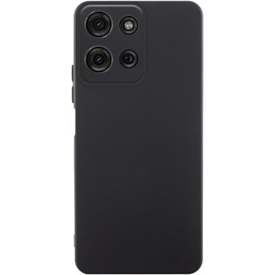 Чохол Silicone Cover Lakshmi Full Camera (AA) для Motorola Moto G35 Чорний / Black