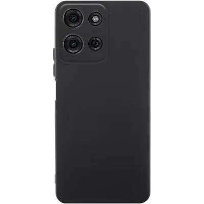 Чохол Silicone Cover Lakshmi Full Camera (AA) для Motorola Moto G35 Чорний / Black