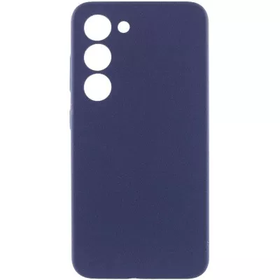 Чохол Silicone Cover Lakshmi Full Camera (AAA) для Samsung Galaxy S22 Темно-синій / Midnight blue