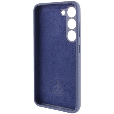 Чохол Silicone Cover Lakshmi Full Camera (AAA) для Samsung Galaxy S22 Темно-синій / Midnight blue